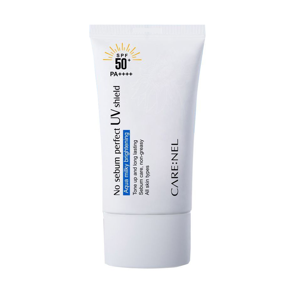 Сонцезахисний крем для обличчя Carenel No Sebum Perfect UV Shield, SPF 50+ PA++++, 50 мл